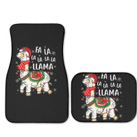 Fa La La Llama Christmas Funny Christmas Llama Xmas Lights 147 Full Set Car Mats | Artistshot