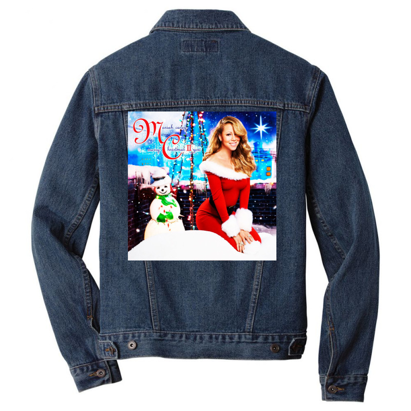 All I Want For Christmas Is You Men Denim Jacket by ABudiPranoto | Artistshot