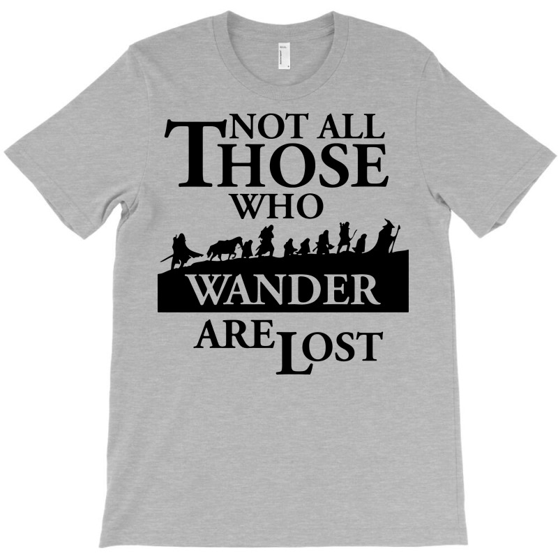 Not All Those Who Wander are Lost  Hoodies for Men Dark Gray