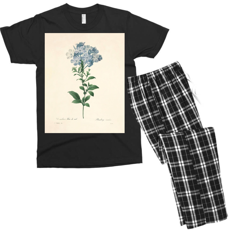 Flower Market Blue  Botanical Art Prints Home Deco Men's T-shirt Pajama Set by brianpresley51 | Artistshot