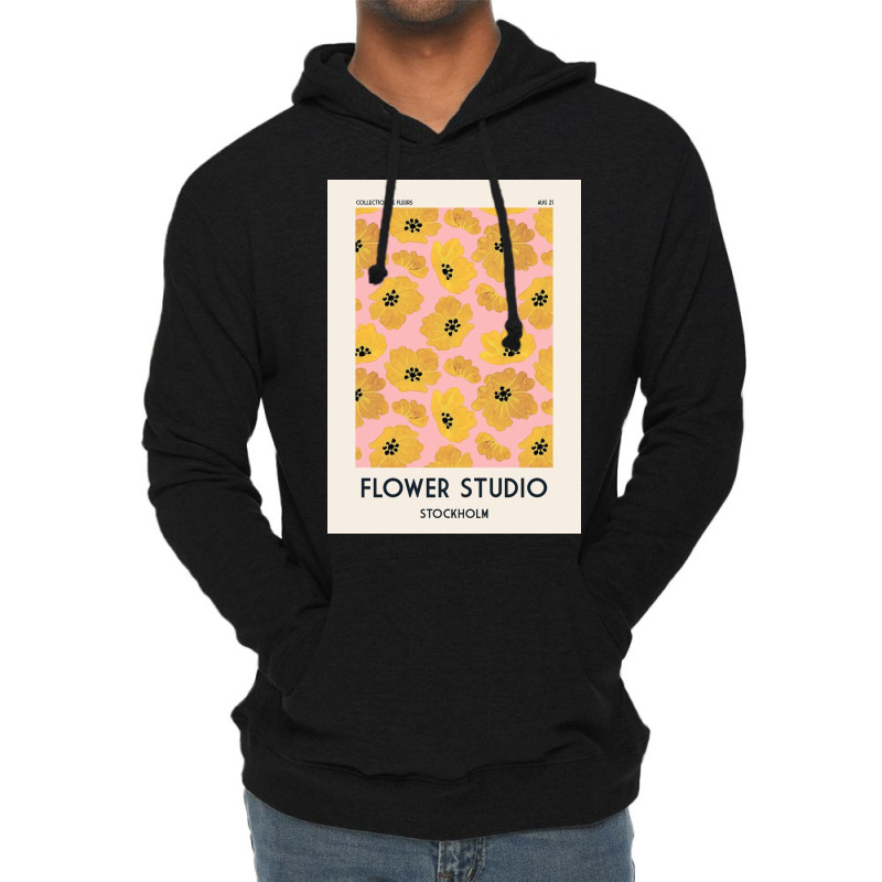 Flower Market Botanica Cavallini Wrap Lightweight Hoodie | Artistshot