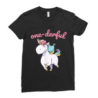 Type Onederful Shirt Type 1 Diabetes Awareness Unicorn Tee Ladies Fitted T-shirt | Artistshot