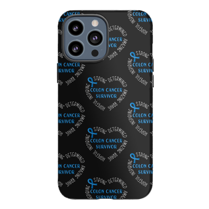 Colon Cancer T  Shirt Colon Cancer Survivor T  Shirt Iphone 13 Pro Max Case | Artistshot