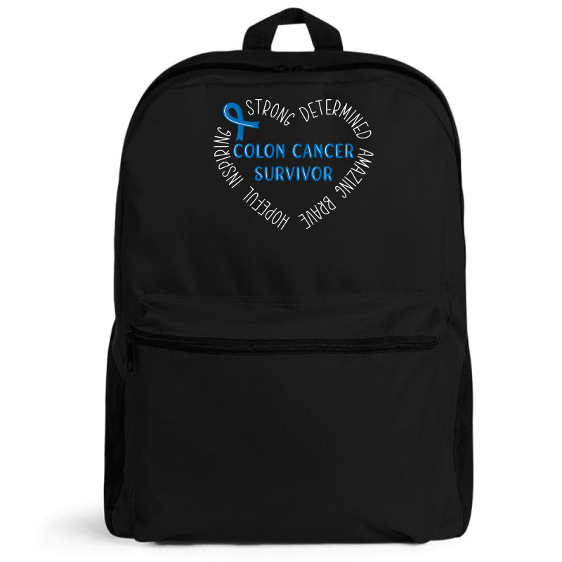 Colon Cancer T  Shirt Colon Cancer Survivor T  Shirt Backpack | Artistshot