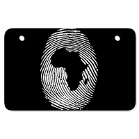 Black History Month African  Africa Fingerprint Atv License Plate | Artistshot