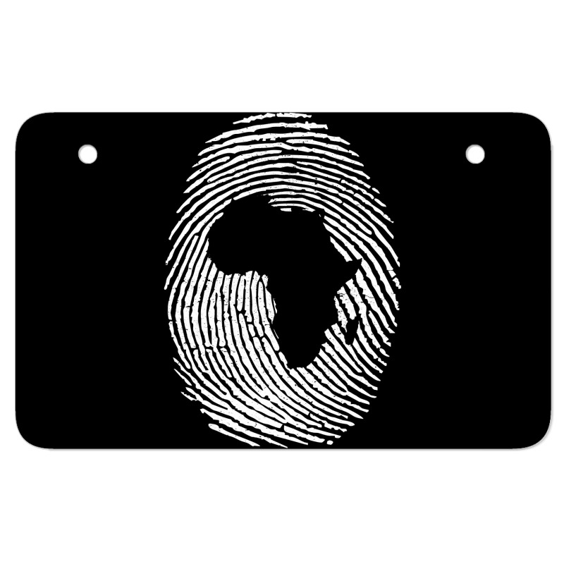 Black History Month African  Africa Fingerprint ATV License Plate by bakien89 | Artistshot