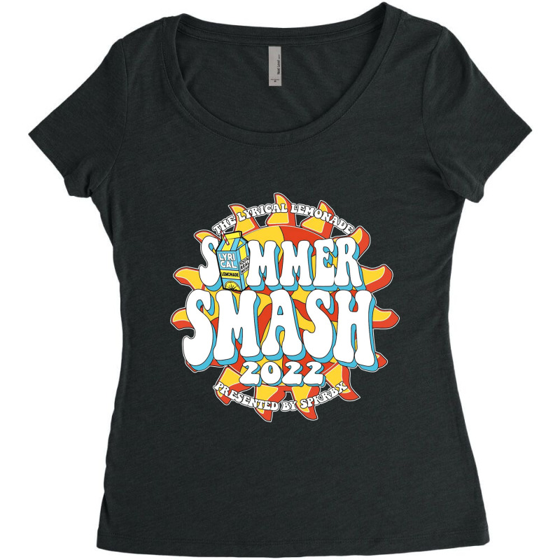 Summer Smash Women's Triblend Scoop T-shirt by irhamivon880814 | Artistshot