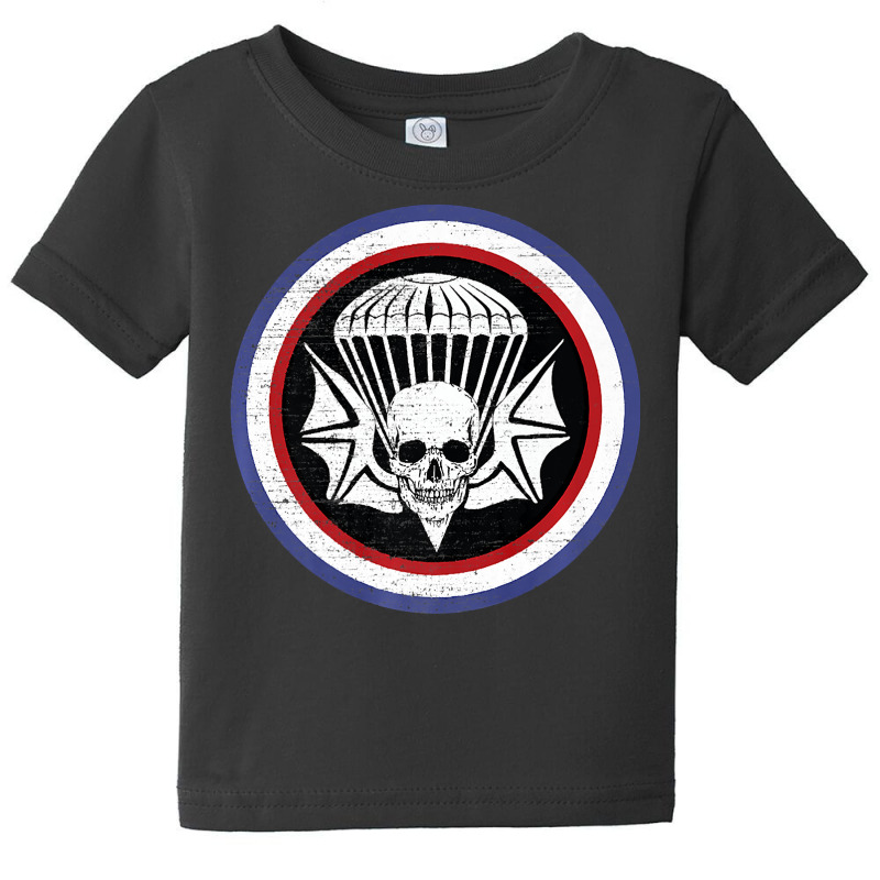 Parachute Skull Bat Infantry Airborne Regiment Patch Premium T Shirt Baby Tee by nguyennhung | Artistshot