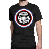 Parachute Skull Bat Infantry Airborne Regiment Patch Premium T Shirt Classic T-shirt | Artistshot