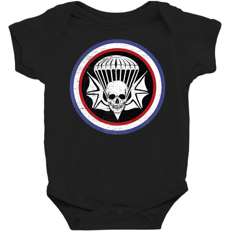 Parachute Skull Bat Infantry Airborne Regiment Patch Premium T Shirt Baby Bodysuit by nguyennhung | Artistshot