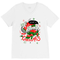 All I Want For Christmas Is You Jesus V-neck Tee | Artistshot