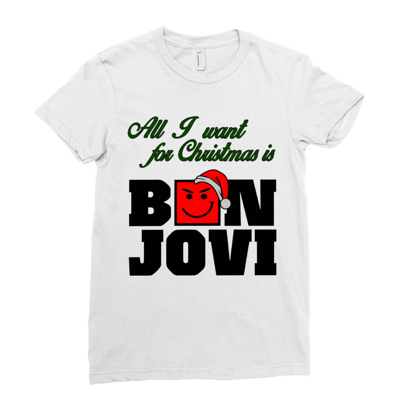 All I Want For Christmas Is You Ladies Fitted T-Shirt by ABudiPranoto | Artistshot