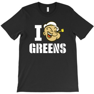 I Popeye Greens T-shirt Designed By Mahila Syahmin