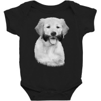 Golden Retriever With Sideburns T  Shirt Golden Retriever With Sidebur Baby Bodysuit | Artistshot