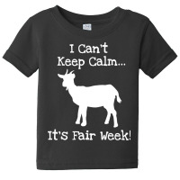 State And County Fair Show Goat Farm Animal Showing T Shirt Baby Tee | Artistshot