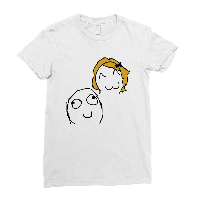 Derp Derpina Ladies Fitted T-Shirt by Kizaide | Artistshot