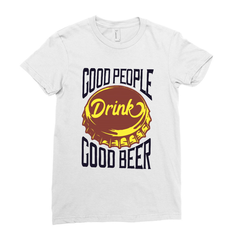 Beer Cap Ladies Fitted T-Shirt by BLQS Apparel | Artistshot