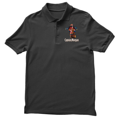 Captain Morgan Men's Polo Shirt Designed By Kizaide