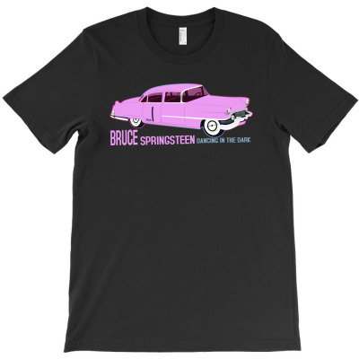 Bruce Springsteen Pink T-shirt Designed By Mahila Syahmin