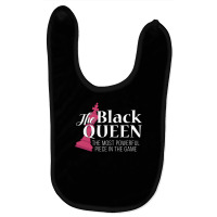 Queen Powerful Piece In The Game Baby Bibs | Artistshot