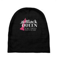 Queen Powerful Piece In The Game Baby Beanies | Artistshot