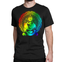 Spiritual Buddhist Mantra Buddhism Colorful Mandala Buddha T Shirt Classic T-shirt | Artistshot