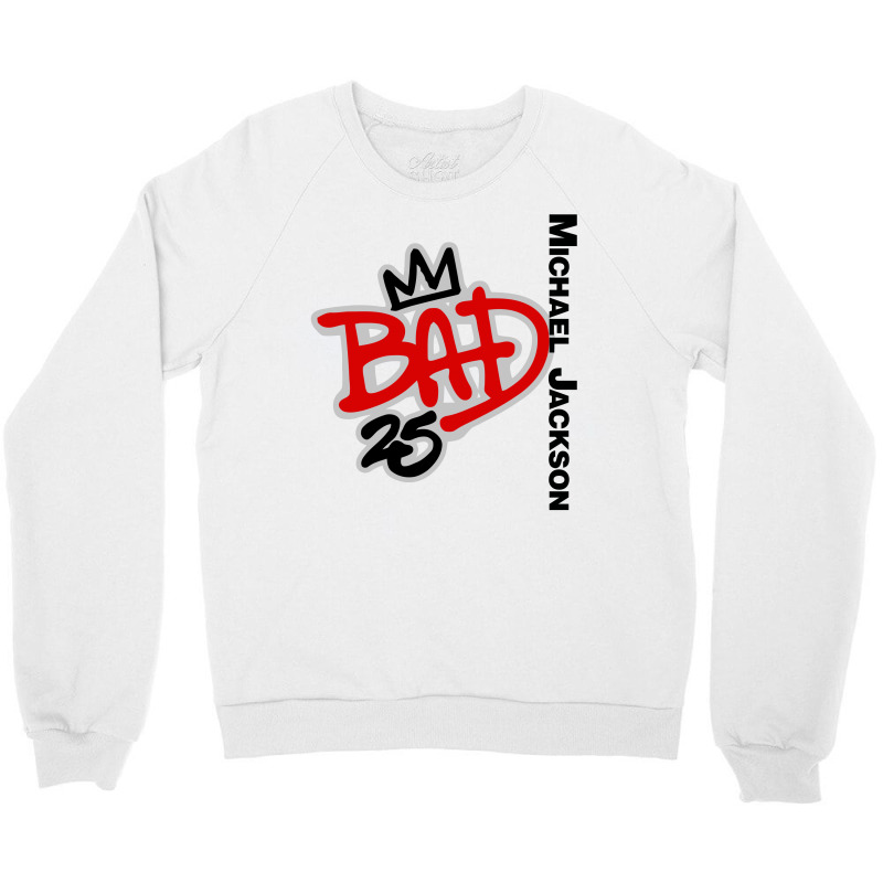 Michael Jackson Photo White Crewneck