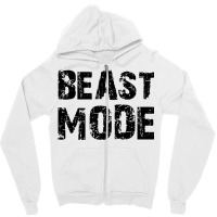 Beast Mode For Light Zipper Hoodie | Artistshot