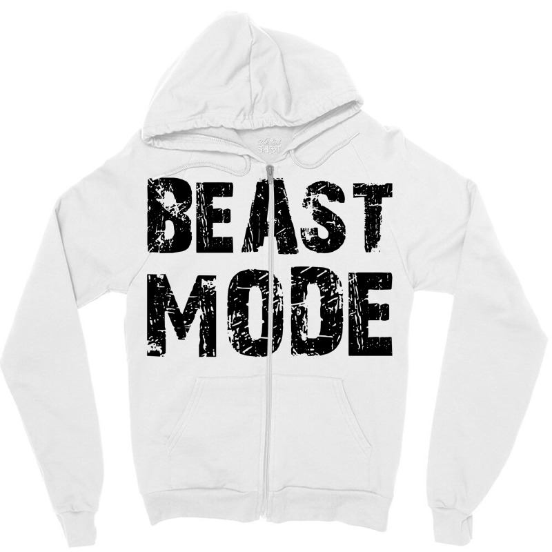 Beast Mode For Light Zipper Hoodie by autlu2024 | Artistshot