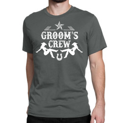 Old West Bachelor Party - Groom's Crew Version Classic T-shirt | Artistshot