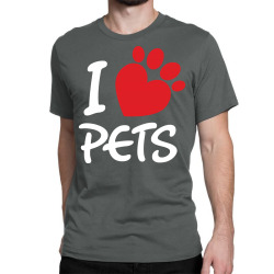 I Love Pets Classic T-shirt | Artistshot