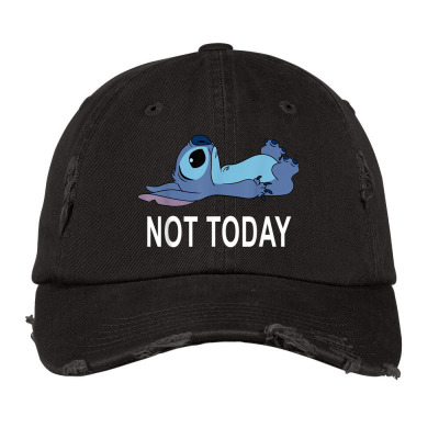 Not Today Distressed Cap Designed By Lotus Fashion Realm