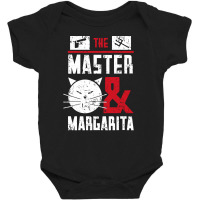 The Master Margarita Dark Background Baby Bodysuit | Artistshot