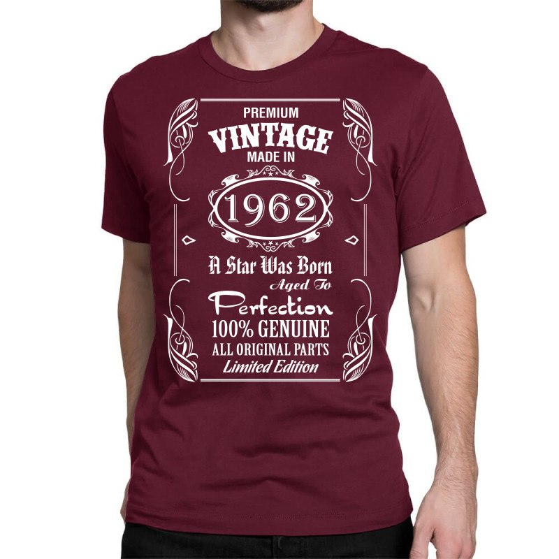 Premium Vintage Made In 1962 Classic T-shirt | Artistshot