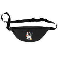 Fa La La Llama Christmas Santa Hat Llama Lover Merry Xmas 68 Fanny Pack | Artistshot