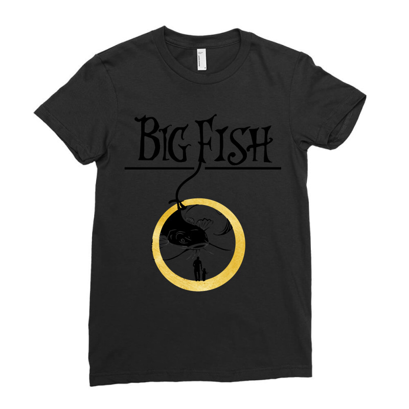 Big Fish Ring Lover Gifts Ladies Fitted T-Shirt by ArtistKate | Artistshot