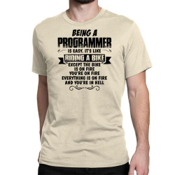 being a programmer copy Classic T-shirt | Artistshot