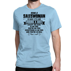being a saleswoman copy Classic T-shirt | Artistshot