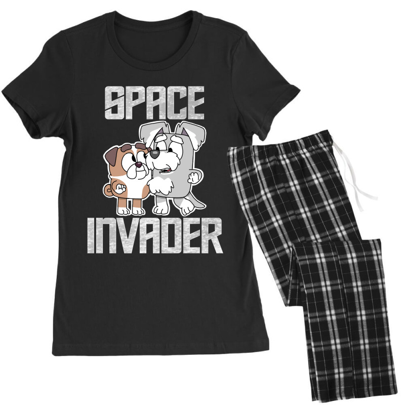 Space Invader Poster Vintage Women's Pajamas Set by ArtistLyric | Artistshot