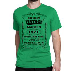 vintage legend was born 1971 Classic T-shirt | Artistshot