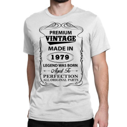 vintage legend was born 1979 Classic T-shirt | Artistshot