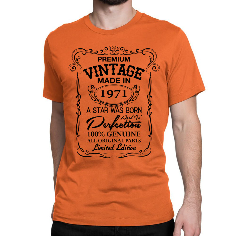 Vintage Made In 1971 Classic T-shirt | Artistshot