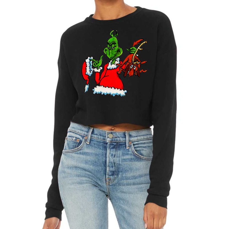 All I Want For Christmas Is You Cropped Sweater by ABudiPranoto | Artistshot