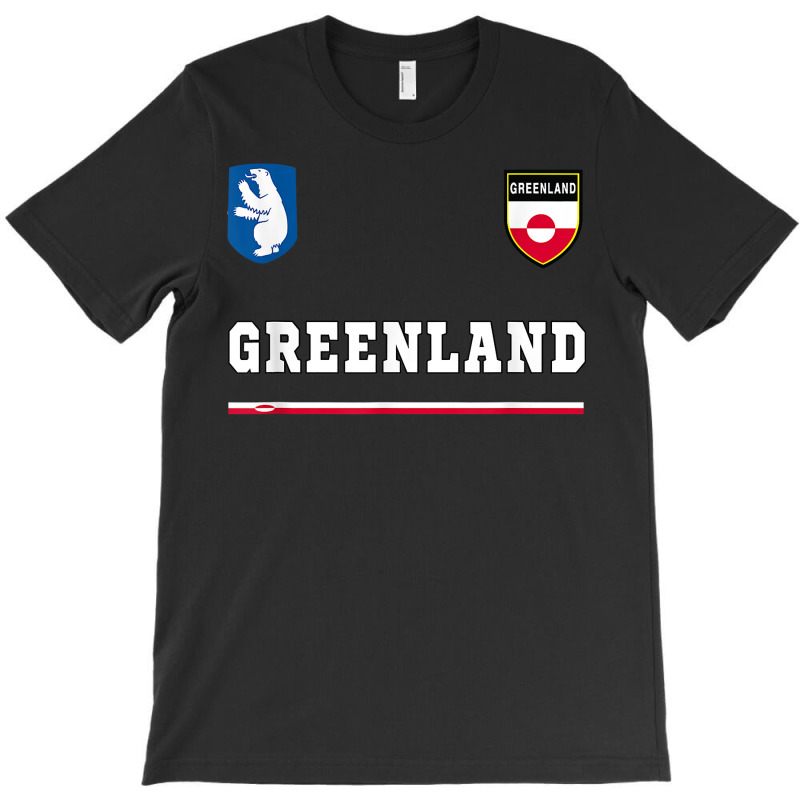 Greenland Sportsoccer Jersey Tee Flag Football Nuuk T Shirt T-shirt | Artistshot