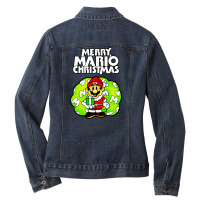 All I Want For Christmas Is You Ladies Denim Jacket | Artistshot