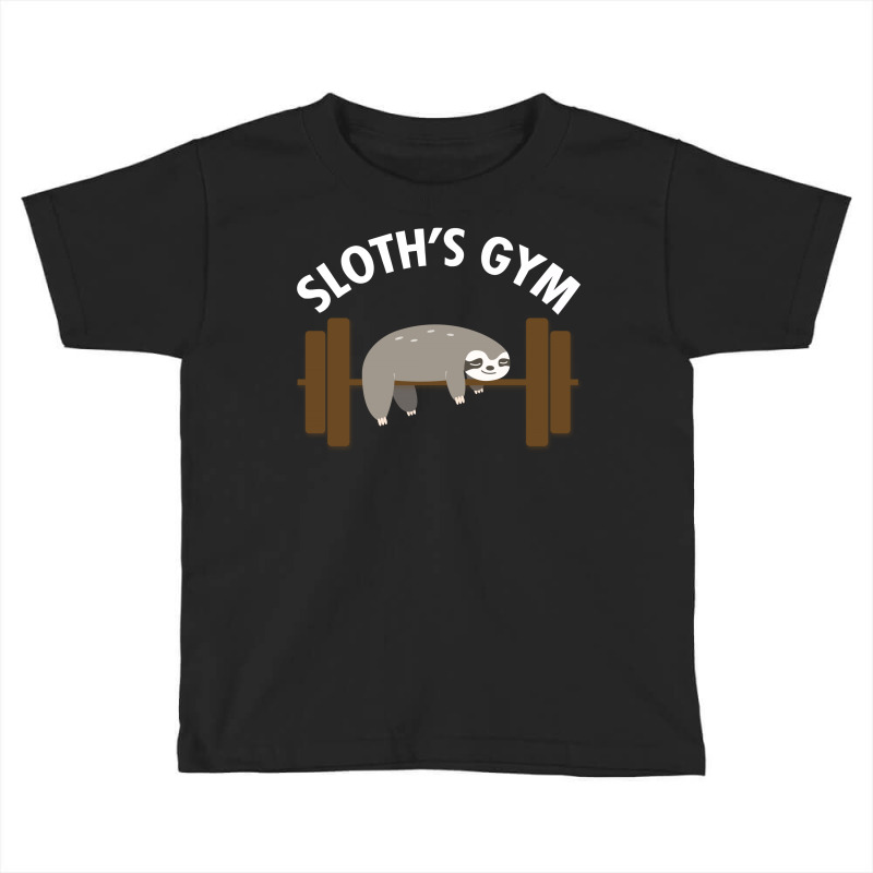 Sloth's Gym For Dark Toddler T-shirt by autlu2024 | Artistshot