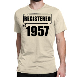 registered no 1957 Classic T-shirt | Artistshot
