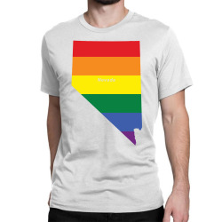 nevada rainbow flag Classic T-shirt | Artistshot