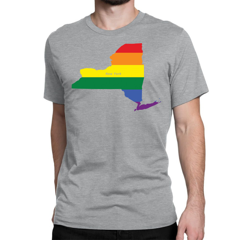 New York Rainbow Flag Classic T-shirt | Artistshot