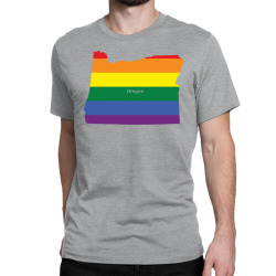 oregen rainbow flag Classic T-shirt | Artistshot